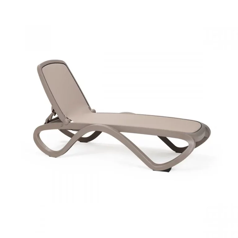 Reposera Omega - Sillas de playa y piscina Nardi Italia tortora